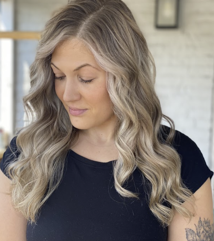 Ash blonde color