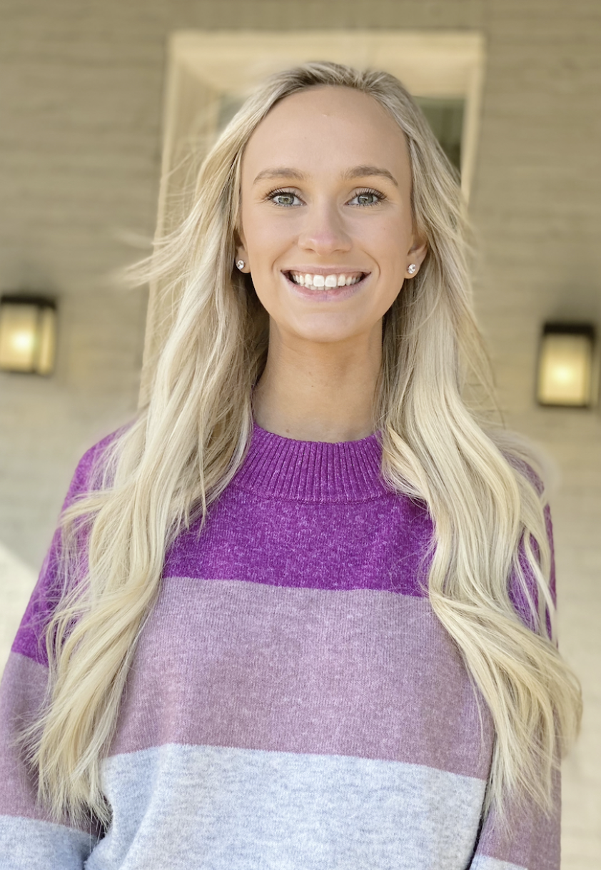 Long blonde hair